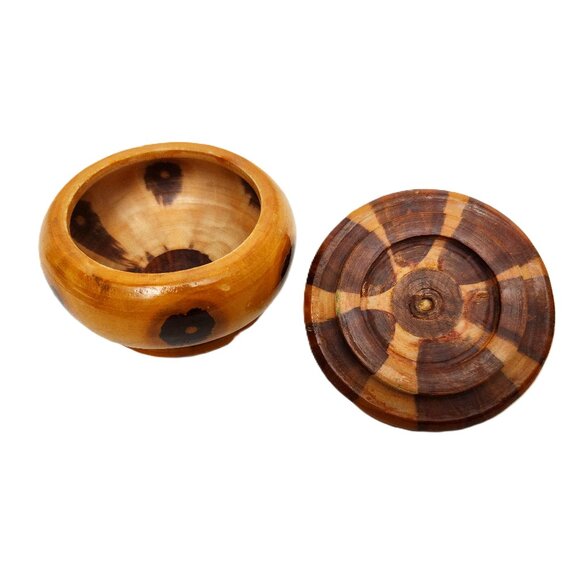 Brazilian Handcrafted Wood Trinket Box By Carlos Zipperer Sobr C1920s - Picture 4 of 8